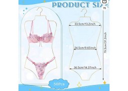 Вішалка контурна для купальників, білизни (чорна)